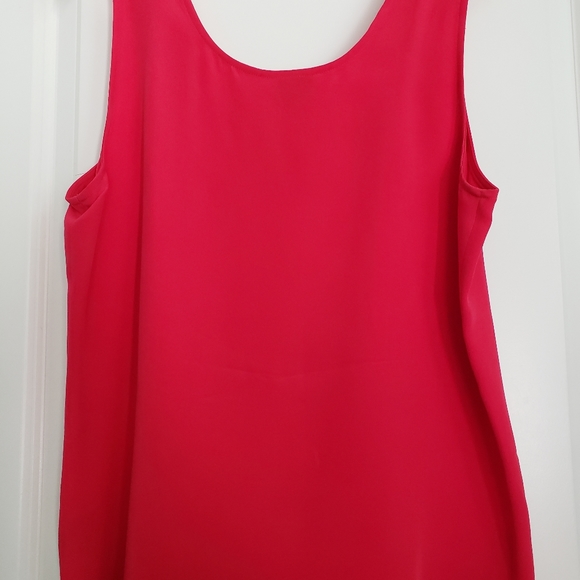 EUC Kasper and Company A.S.L. Silk Tank Top - Picture 3 of 7